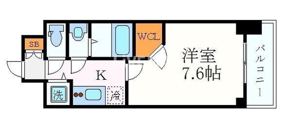 プレサンス栄ライズの物件間取画像